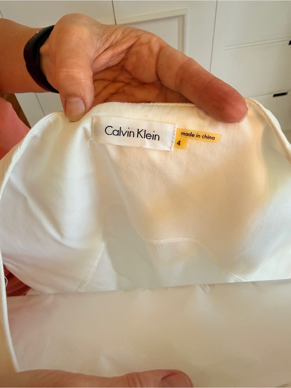 Label on clothing